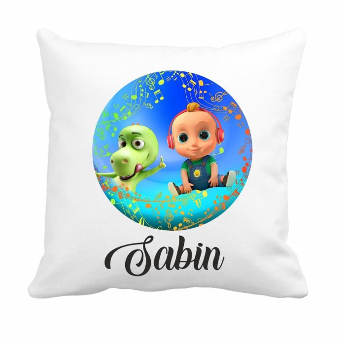 Perna personalizata cu nume, Gradinita, Baby Johny, Zigaloo, 40x40 cm, PGR042 - imagine 1