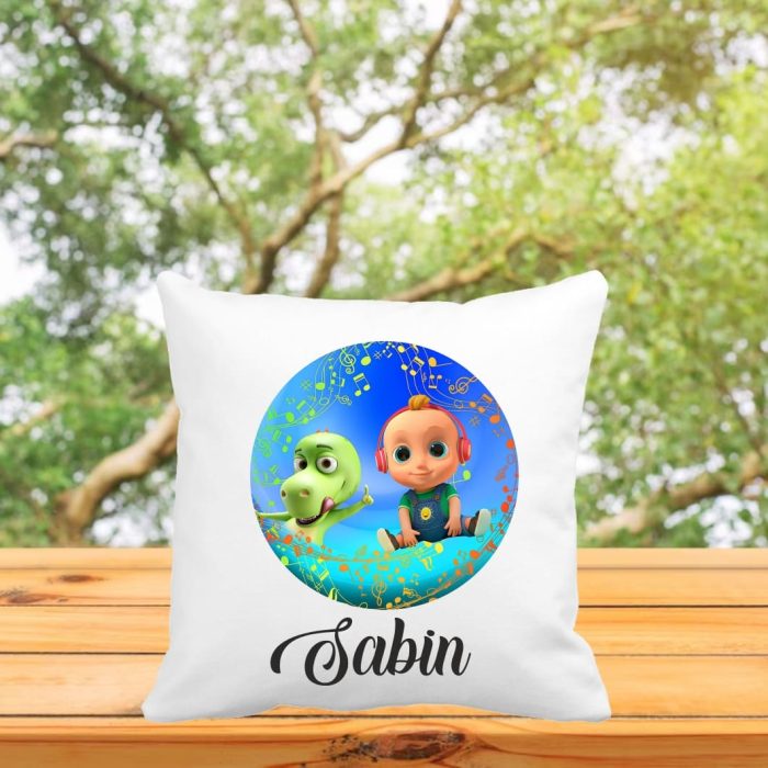 Perna personalizata cu nume, Gradinita, Baby Johny, Zigaloo, 40x40 cm, PGR042 - imagine 3
