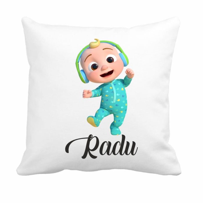 Perna personalizata cu nume, Gradinita, Baby Johny, 40x40 cm, PGR049 - imagine 1
