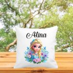 Perna personalizata cu nume, Gradinita, Elsa, 40x40 cm, PGR052 - imagine 3