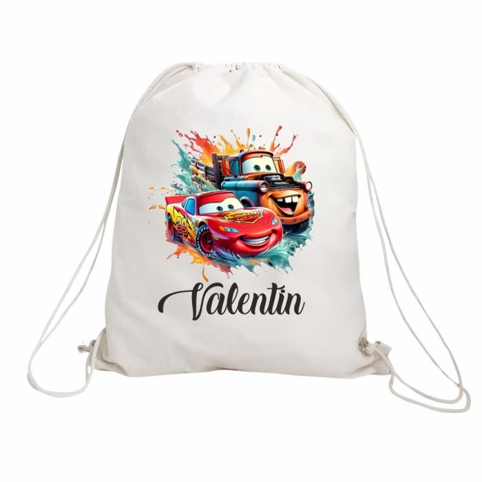 Rucsac personalizat cu nume, Gradinita, Cars, 43x34 cm, RGR005 - imagine 1
