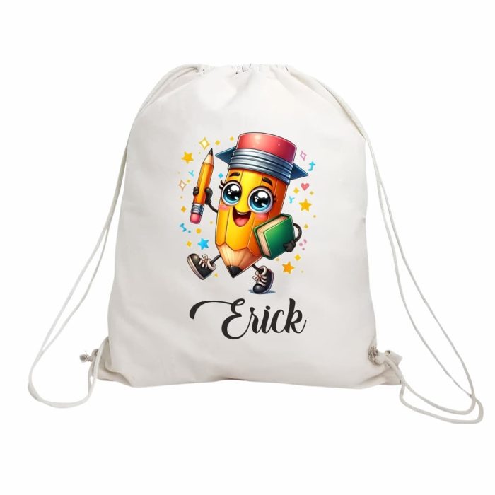 Rucsac personalizat cu nume, Gradinita, Creionel, 43x34 cm, RGR021 - imagine 1
