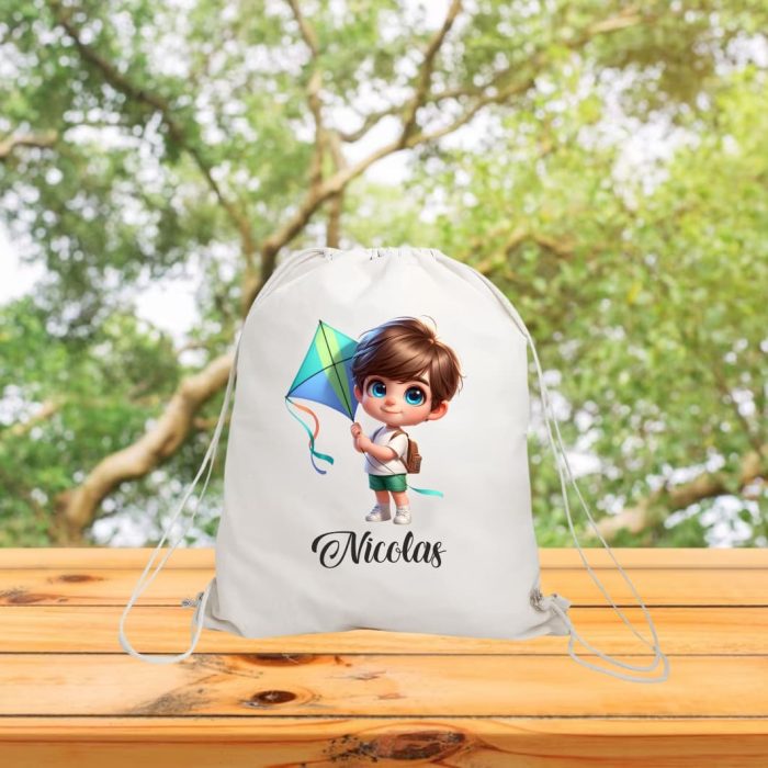 Rucsac personalizat cu nume, Gradinita, Baiat, 43x34 cm, RGR030 - imagine 3