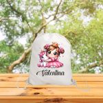 Rucsac personalizat cu nume, Gradinita, Mica Printesa, 43x34 cm, RGR035 - imagine 3