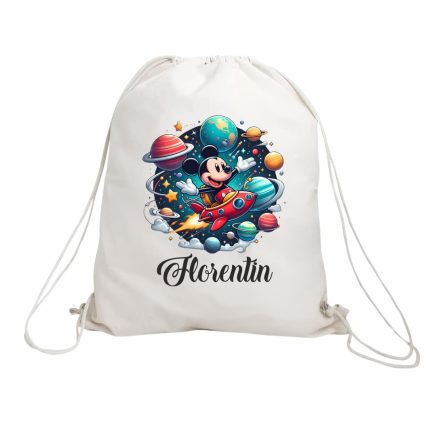 Rucsac personalizat cu nume, Gradinita, Mickey Mouse, 43x34 cm, RGR041