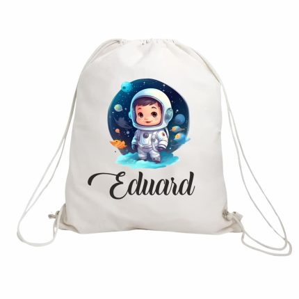Rucsac personalizat cu nume, Gradinita, Micul Astronaut, 43x34 cm, RGR050