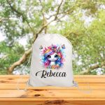 Rucsac personalizat cu nume, Gradinita, Unicorn, 43x34 cm, RGR051 - imagine 3