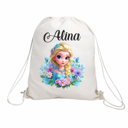 Rucsac personalizat cu nume, Gradinita, Elsa, 43x34 cm, RGR052