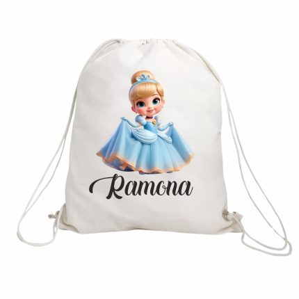Rucsac personalizat cu nume, Gradinita, Cenusareasa, 43x34 cm, RGR054