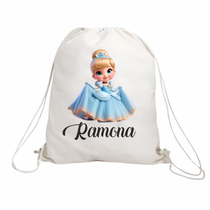 Rucsac personalizat cu nume, Gradinita, Cenusareasa, 43x34 cm, RGR054 - imagine 1