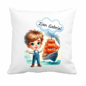 perna copii personalizata baietel corabie