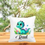 perna copii personalizata dinozaur verde