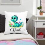 perna copii personalizata dinozaur verde