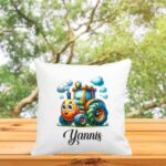 perna copii personalizata tractor colorat