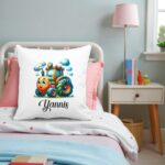 perna copii personalizata tractor colorat