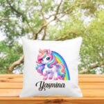 perna copii personalizata unicorn curcubeu