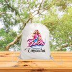 rucsac copii personalizat barbie roz