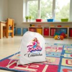 rucsac copii personalizat barbie roz