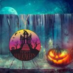 Decoratiune de Halloween, Happy Halloween, Negru, 40x40 cm, DH088 - imagine 2