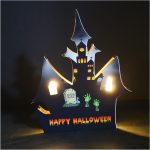 Lampa de Halloween, Led, Castel, Negru, 28.5x24.5 cm, DH097 - imagine 2