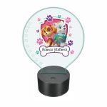 Lampa 3D personalizata, model Patrula Catelusilor, multicolor, 22x18 cm, LDUV005 - imagine 5