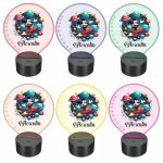 Lampa 3D personalizata, model Mickey Mouse, multicolor, 22x18 cm, LDUV015 - imagine 2