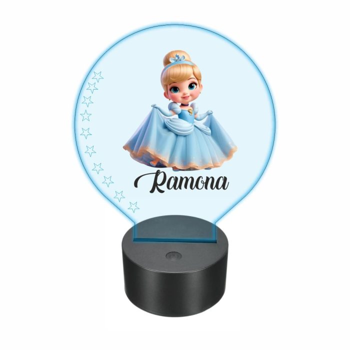 Lampa 3D personalizata, model Cenusareasa, multicolor, 22x18 cm, LDUV021 - imagine 1