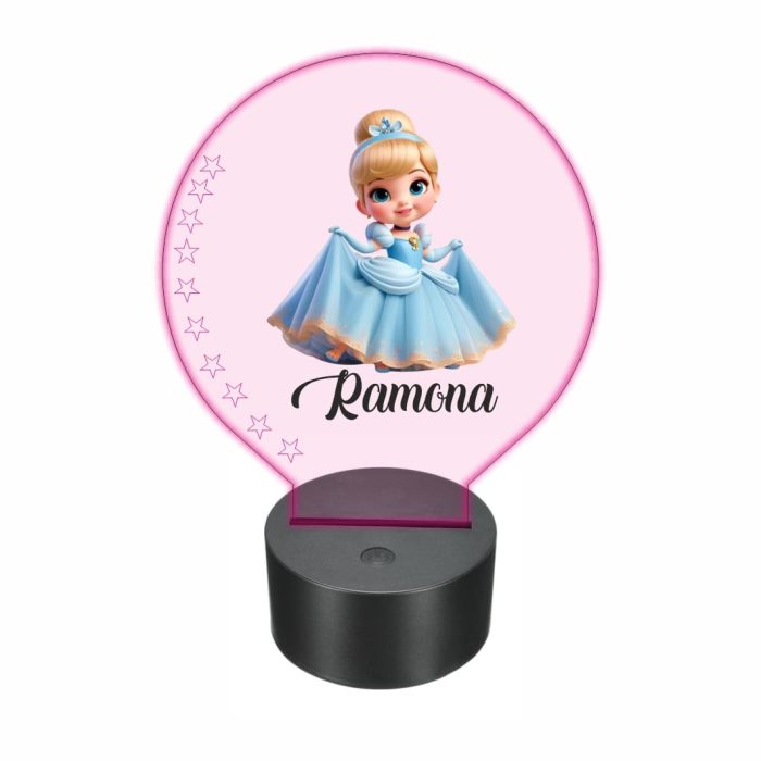 Lampa 3D personalizata, model Cenusareasa, multicolor, 22x18 cm, LDUV021 - imagine 5