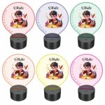 Lampa 3D personalizata, model Harry Potter, multicolor, 22x18 cm, LDUV023 - imagine 2