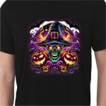 Tricou De Halloween, Barbati, Negru, THC22 - imagine 2
