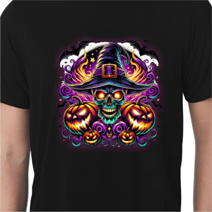 Tricou De Halloween, Barbati, Negru, THC22 - imagine 2
