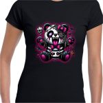 Tricou De Halloween, Dama, Negru, THC25 - imagine 2