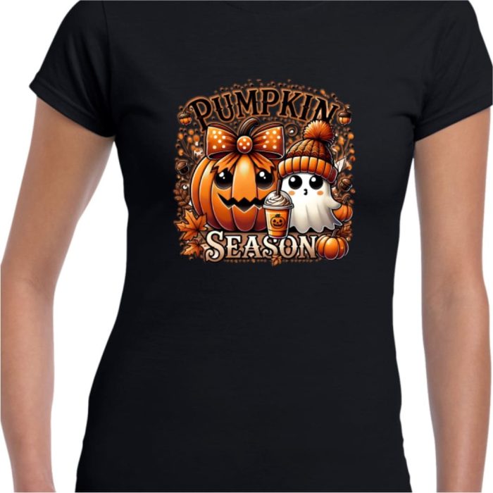 Tricou De Halloween, Dama, Negru, THC27 - imagine 2