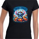 Tricou De Halloween, Dama, Negru, THC31 - imagine 2