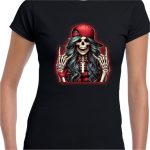 Tricou De Halloween, Dama, Negru, THC33 - imagine 2