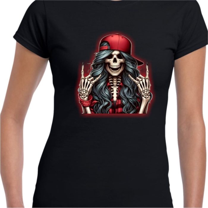 Tricou De Halloween, Dama, Negru, THC33 - imagine 2