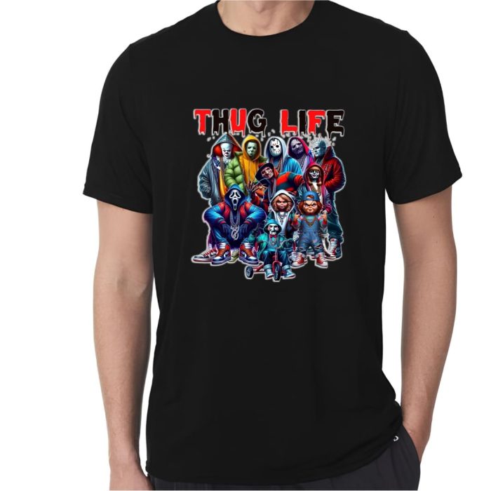 Tricou De Halloween, Barbati, Negru, THC34 - imagine 1