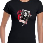 Tricou De Halloween, Dama, Negru, THC37 - imagine 2