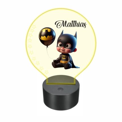 lampa led 3D personalizata baby batman