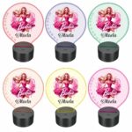 lampa led 3D personalizata barbie roz