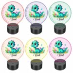 lampa led 3D personalizata dinozaur verde