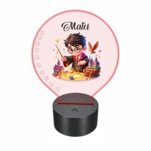 lampa led 3D personalizata harry potter