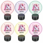 lampa led 3D personalizata hellokitty unicorn