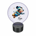 lampa led 3D personalizata mickey astronaut