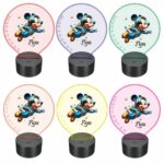 lampa led 3D personalizata mickey astronaut