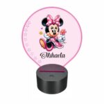 lampa led 3D personalizata minnie mouse