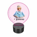 lampa led 3D personalizata printesa cenusareasa