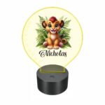 lampa led 3D personalizata simba
