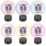 lampa led 3D personalizata unicorn fluturi