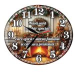 Ceas Craciun, Nasi, Lemn, 40cm, Multicolor, CCRUV016 - imagine 4